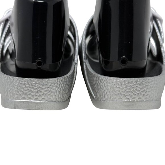 Mia Womens Jasmin Silver EVA Slip-On Sandals With Double Adjustable Straps Sz 8 - Picture 6 of 11